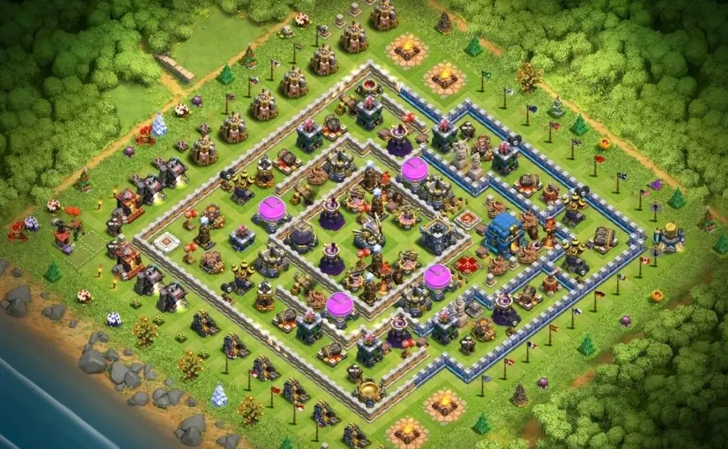 COC bases layout links