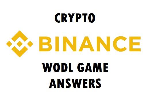 Crypto Wodl Game Correct Answers