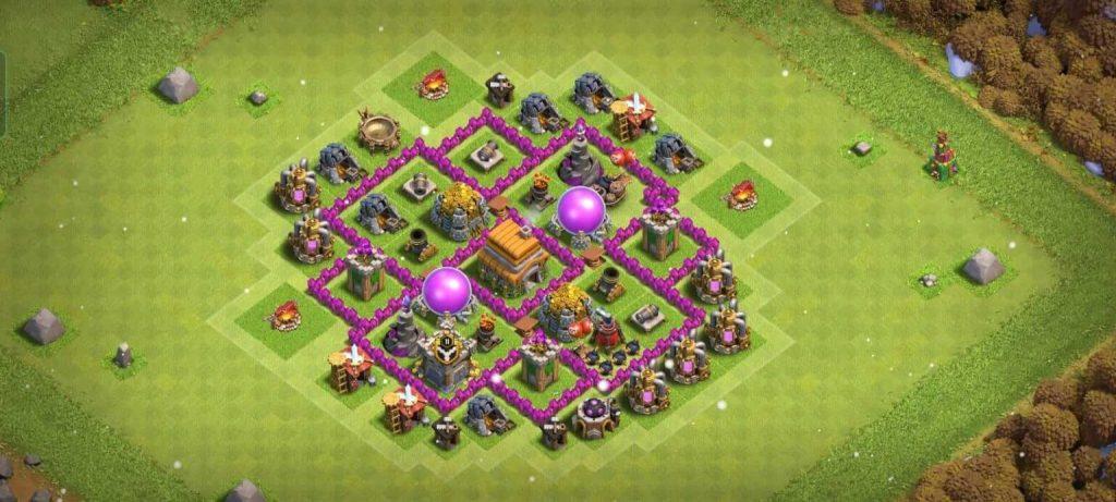 best th6 base layout