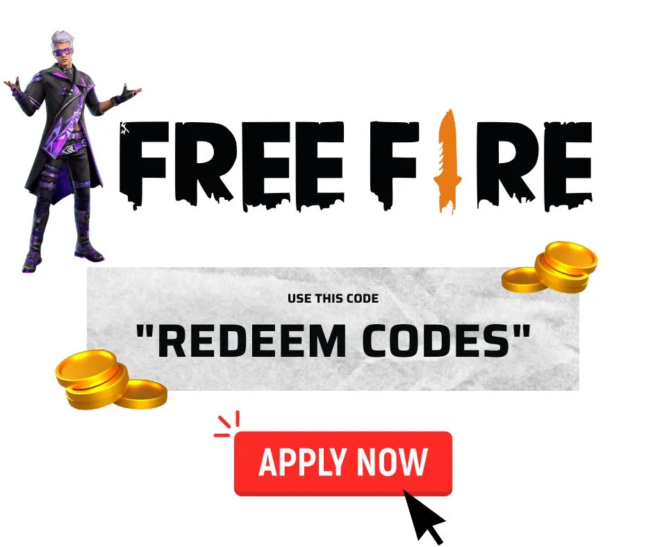 Free fire redeem codes today