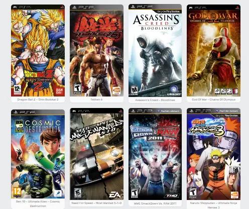 Best PPSSPP games  Playstation Portable (PSP) ROMs